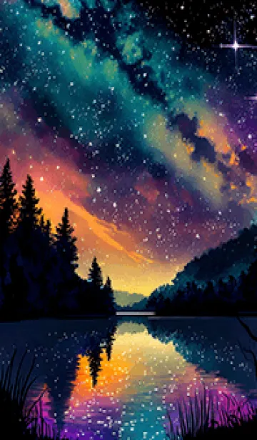 [LINE着せ替え] 穏やかな夜景の着せかえ/19の画像1