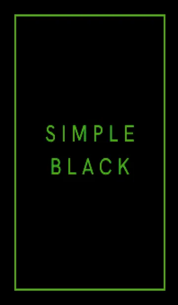 [LINE着せ替え] シンプル ブラック .149の画像1