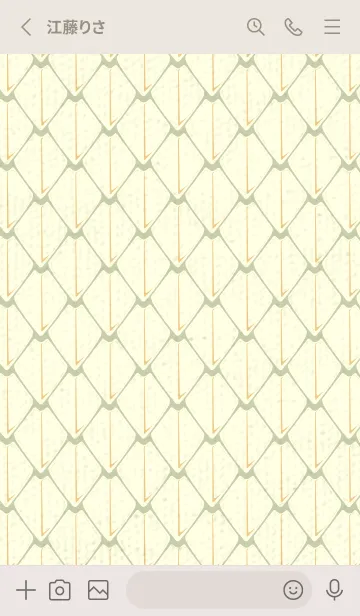 [LINE着せ替え] シンプルな龍鱗 ペールサローの画像2