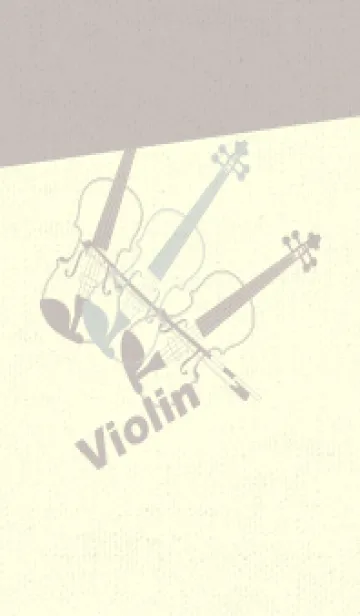 [LINE着せ替え] Violin 3カラー ペールミストホワイトの画像1