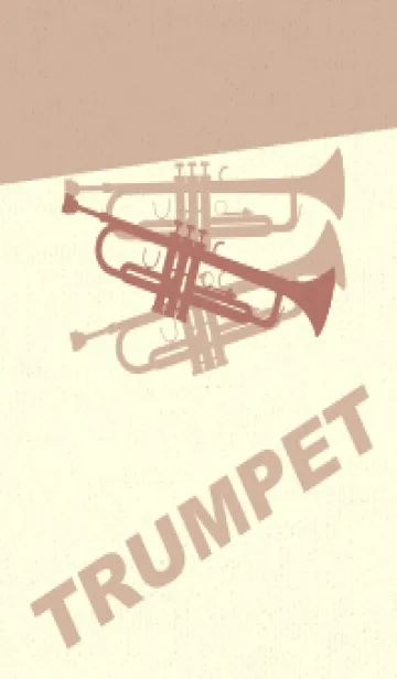 [LINE着せ替え] Trumpet CLR ブラウンゴールドの画像1