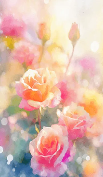 [LINE着せ替え] 薔薇(バラ)の花の着せかえ(R1943)の画像1