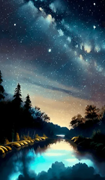 [LINE着せ替え] 穏やかな夜景の着せかえ/47の画像1