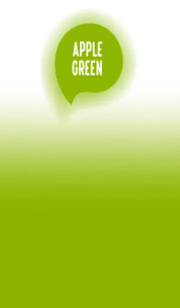 Apple Green & White Theme V.7 (JP)の着せ替えメイン画像