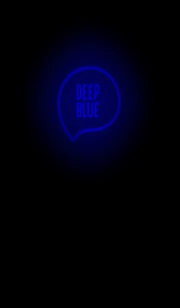 [LINE着せ替え] Deep Blue Neon Theme V7 (JP)の画像1