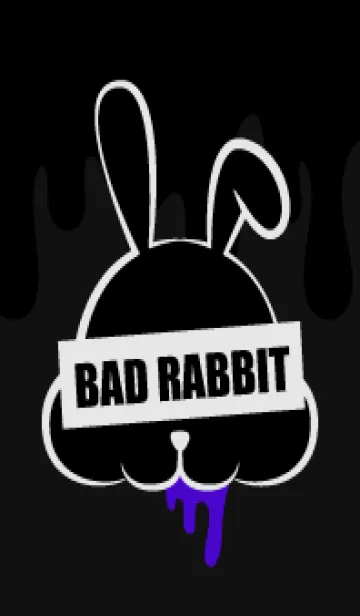 [LINE着せ替え] BLACK-BAD RABBIT DARK 31の画像1
