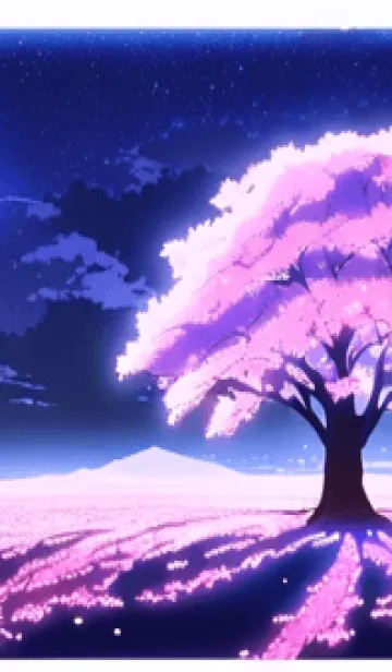 [LINE着せ替え] 冬のサクラ #BLHG020。の画像1