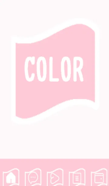 [LINE着せ替え] pink color P49の画像1
