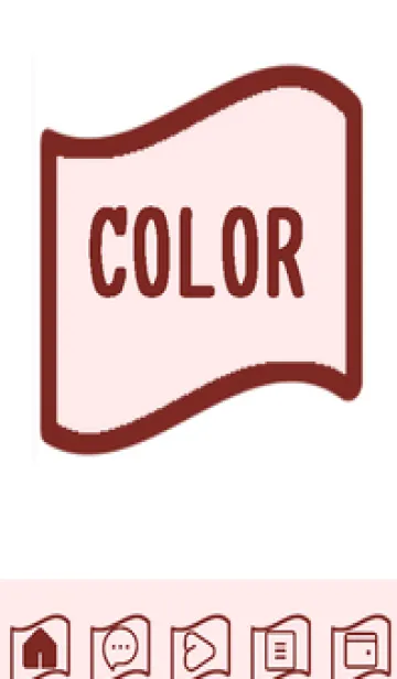 [LINE着せ替え] red color P48の画像1