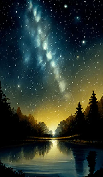 [LINE着せ替え] 穏やかな夜景の着せかえ/58の画像1