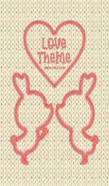 [LINE着せ替え] Love Theme Embroidery 54の画像1