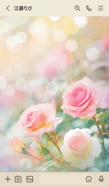 [LINE着せ替え] 薔薇(バラ)の花の着せかえ(R1974)の画像2