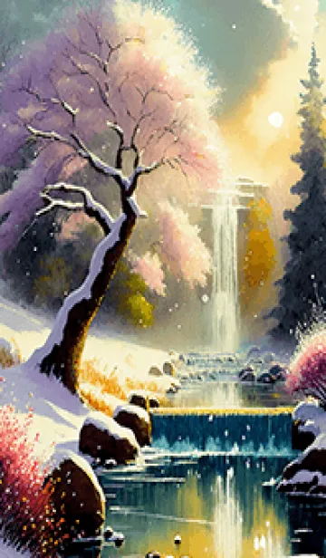 [LINE着せ替え] 優美な冬の風景の着せかえ(Winter-1999)の画像1