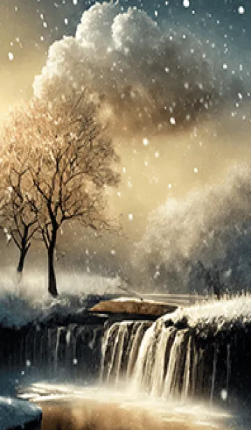 [LINE着せ替え] 優美な冬の風景の着せかえ(Winter-2003)の画像1