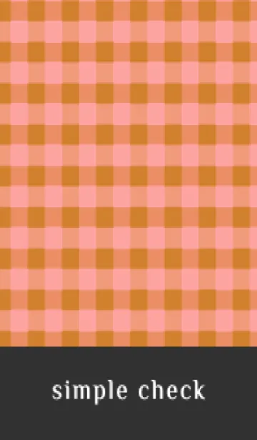 [LINE着せ替え] シンプル チェック 66の画像1