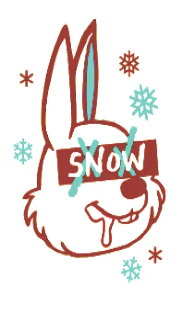 [LINE着せ替え] スノーラビット .52の画像1