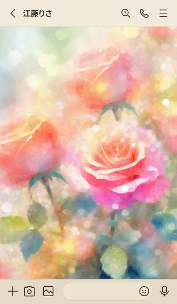 [LINE着せ替え] 薔薇(バラ)の花の着せかえ(R1985)の画像2