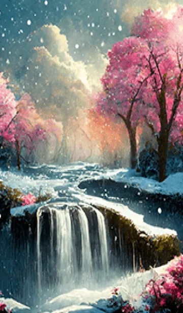 優美な冬の風景の着せかえ(Winter-2005)の着せ替えメイン画像