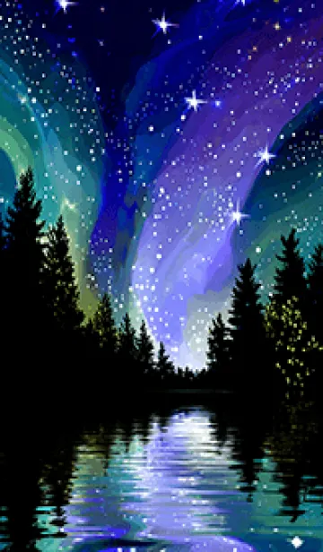 [LINE着せ替え] 穏やかな夜景の着せかえ/74の画像1