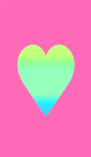 [LINE着せ替え] グラデーション ハート 74の画像1