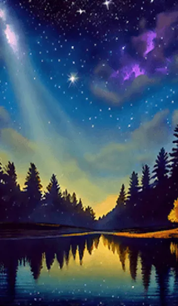 [LINE着せ替え] 穏やかな夜景の着せかえ/75の画像1