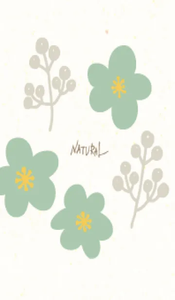 [LINE着せ替え] 花と木の実 かわいい25の画像1