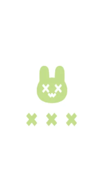 [LINE着せ替え] 地雷うさぎ(green21)の画像1