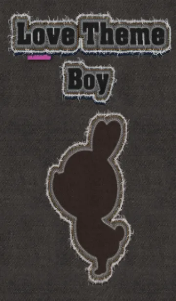 [LINE着せ替え] Rabbit and jeans fabric theme 59の画像1