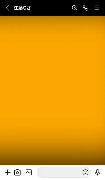 [LINE着せ替え] Gold Orange Neon Theme V7 (JP)の画像2