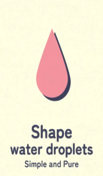 [LINE着せ替え] 水滴のきせかえ キューピッドピンクの画像1