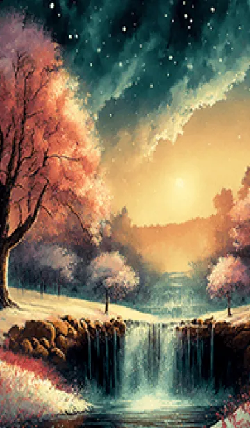 [LINE着せ替え] 優美な冬の風景の着せかえ(Winter-2011)の画像1