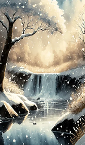 [LINE着せ替え] 優美な冬の風景の着せかえ(Winter-2013)の画像1