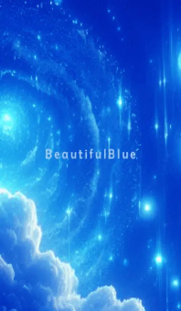 [LINE着せ替え] Beautiful Blue-UNIVERSE 4の画像1