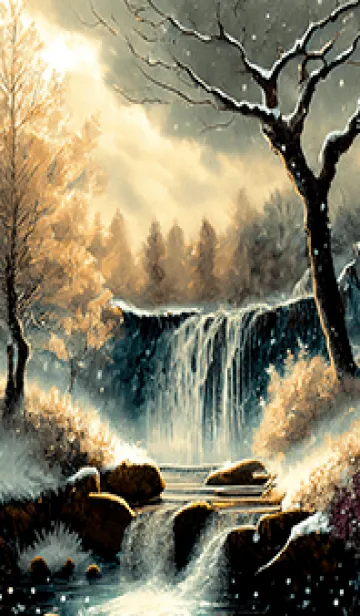 [LINE着せ替え] 優美な冬の風景の着せかえ(Winter-2014)の画像1