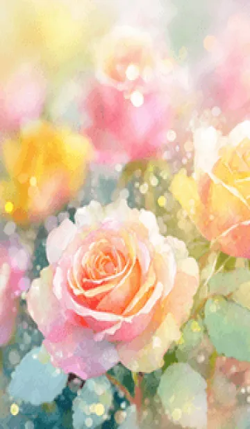 [LINE着せ替え] 薔薇(バラ)の花の着せかえ(R1995)の画像1