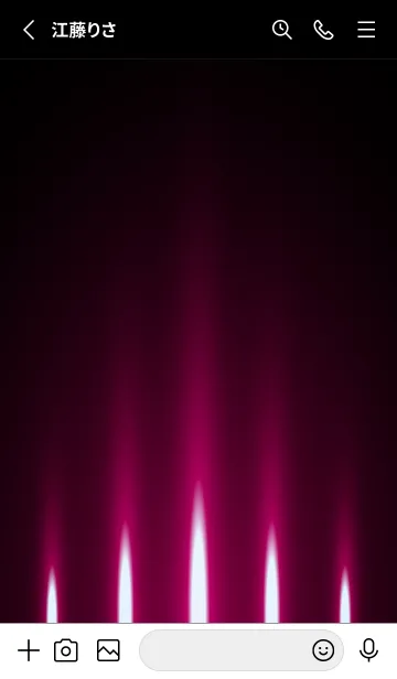 [LINE着せ替え] BLOODRED LIGHT. -MEKYM-の画像2