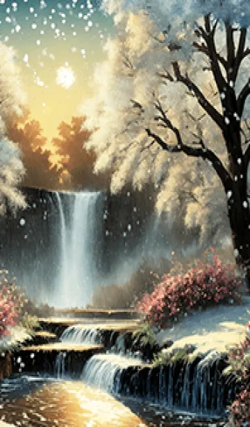 [LINE着せ替え] 優美な冬の風景の着せかえ(Winter-2019)の画像1