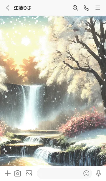 [LINE着せ替え] 優美な冬の風景の着せかえ(Winter-2019)の画像2