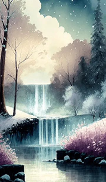 [LINE着せ替え] 優美な冬の風景の着せかえ(Winter-2020)の画像1