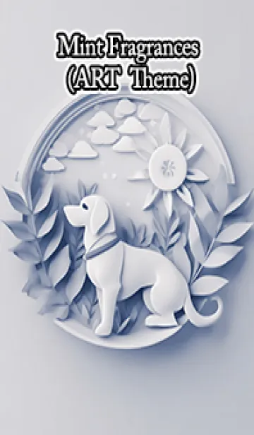 [LINE着せ替え] Mint Fragrance ART Theme317の画像1