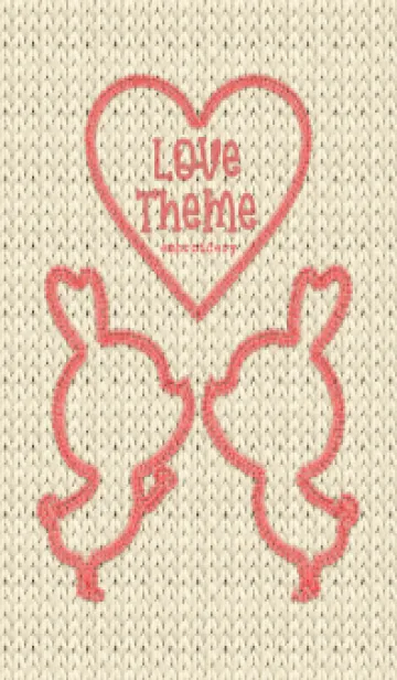 [LINE着せ替え] Love Theme Embroidery 55の画像1