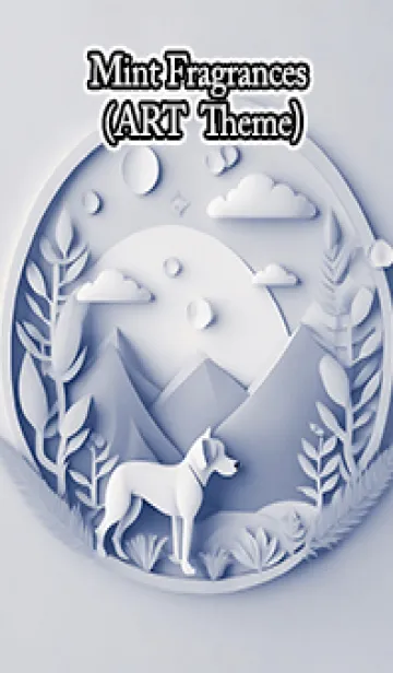 [LINE着せ替え] Mint Fragrance ART Theme318の画像1