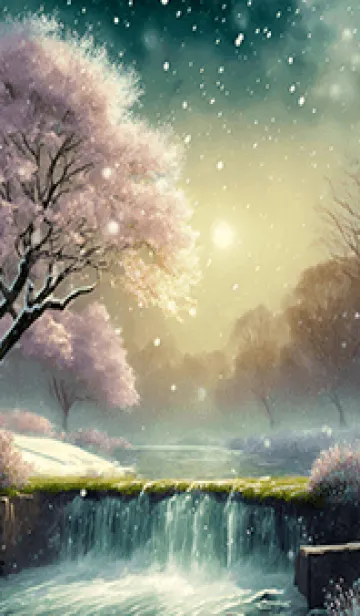 [LINE着せ替え] 優美な冬の風景の着せかえ(Winter-2023)の画像1