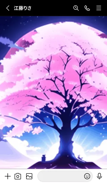 [LINE着せ替え] 冬のサクラ #BMUaZ015。の画像2