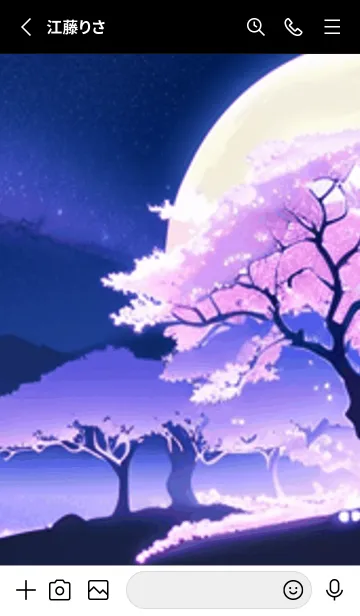 [LINE着せ替え] 冬のサクラ #BMUaZ021。の画像2