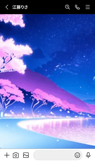 [LINE着せ替え] 冬のサクラ #BNIS02。の画像2