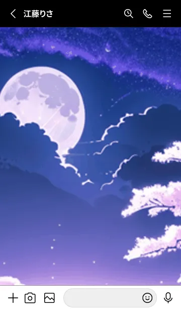 [LINE着せ替え] 冬のサクラ #BNIS11。の画像2