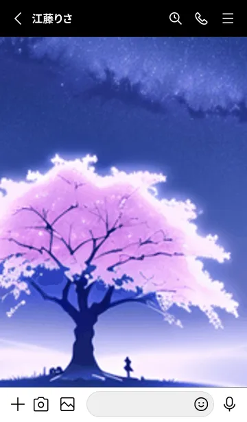 [LINE着せ替え] 冬のサクラ #BNIS119。の画像2