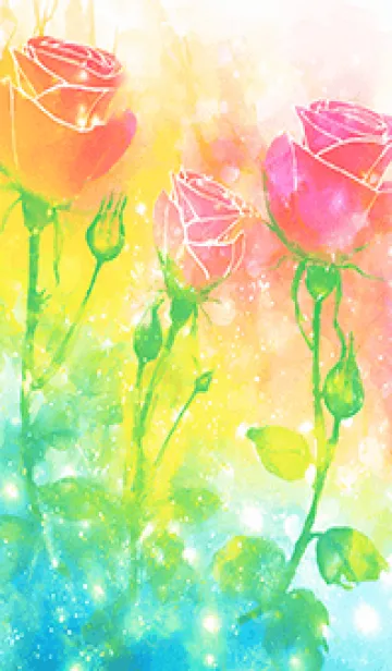 [LINE着せ替え] 薔薇(バラ)の花の着せかえ(R2012)の画像1