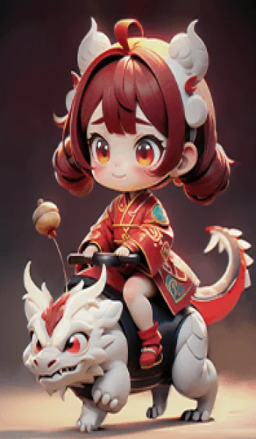 かわいいドラゴン娘大進撃5の着せ替えメイン画像